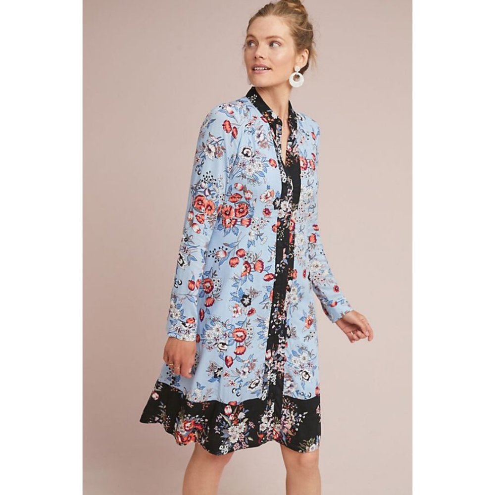 Anthropologie Maeve Leyster Shirtdress